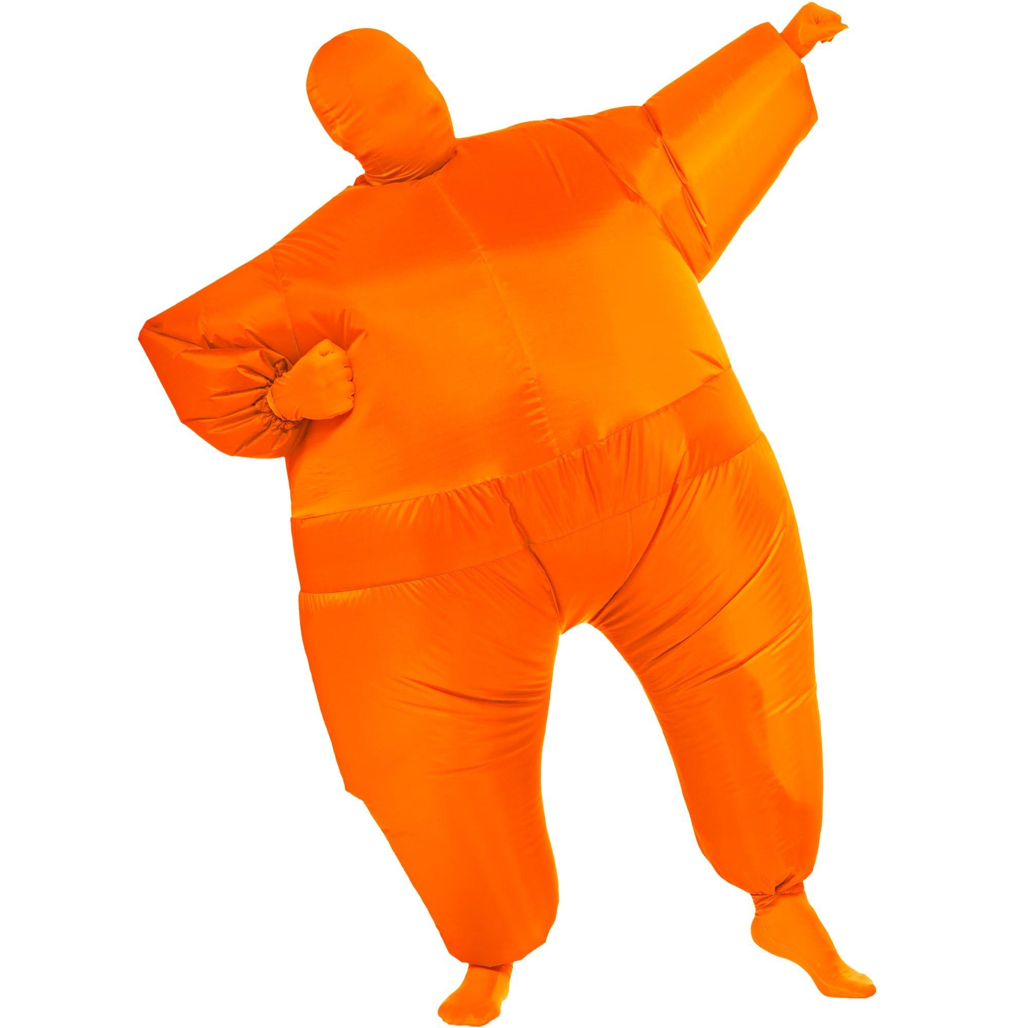 Adult Orange Inflatable Jumpsuit